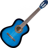 Eko CS-10 Blue Burst 4/4 avec Housse - Guitare Classique + étui